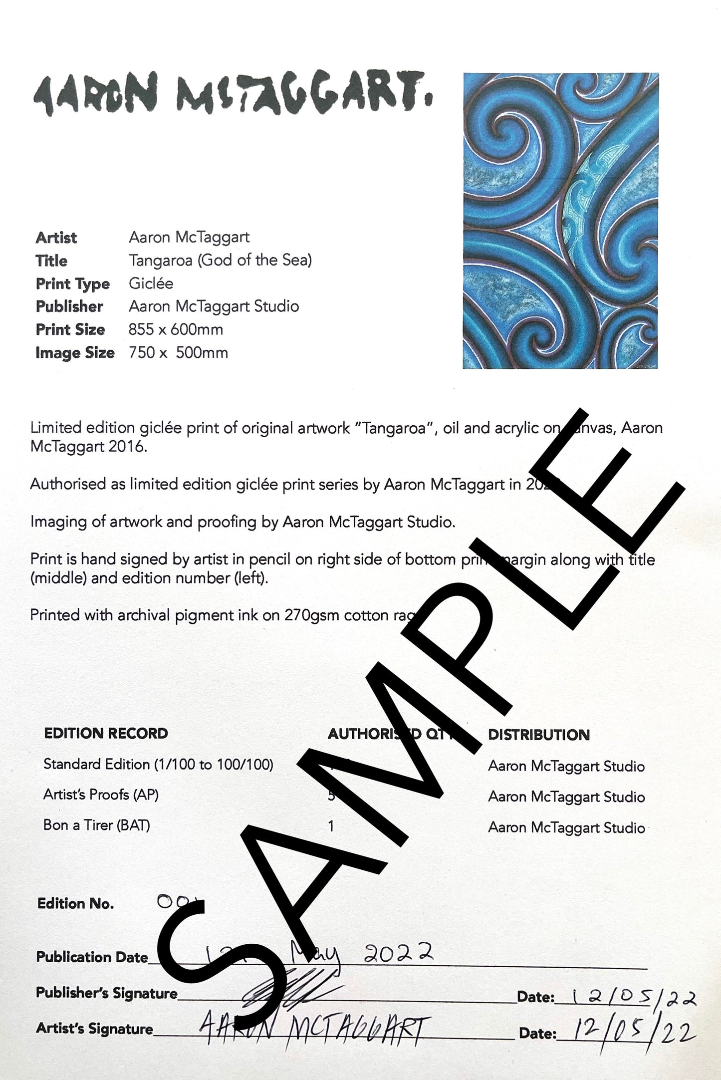 God of the Sea Giclee Print